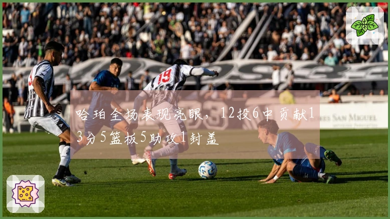 哈珀全场表现亮眼，12投6中贡献13分5篮板5助攻1封盖